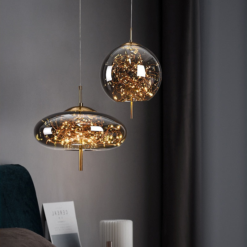 Fume Pendant Light in a room