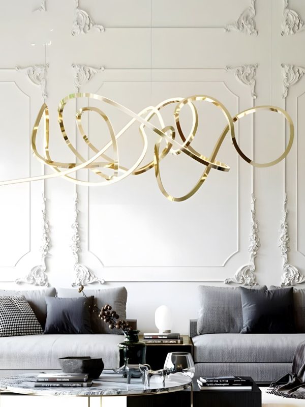 Vortex Modern Minimalist LED Dimmable Chandelier