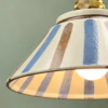 MING blue and white ceramic pendant light