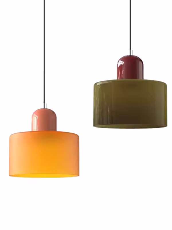 LINEA Nordic long-line glass pendant light