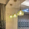 VERDE Nordic green glass pendant light