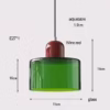 LINEA Nordic long-line glass pendant light