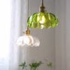 VERDE Nordic green glass pendant light