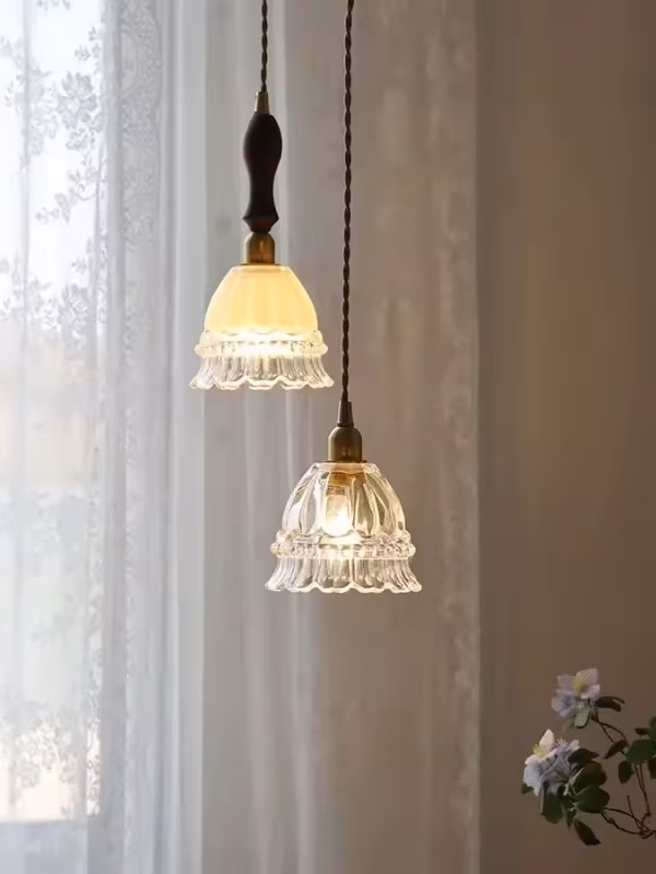 MEDUSA retro jellyfish glass pendant light