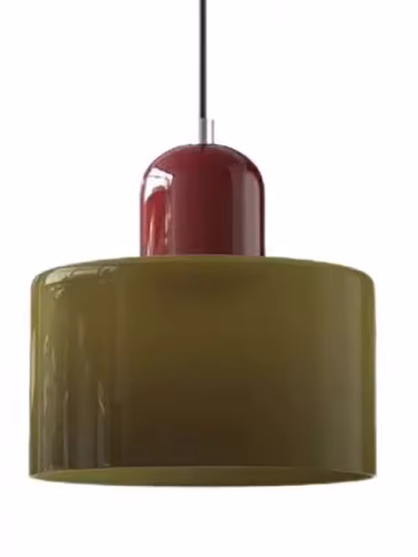 LINEA Nordic long-line glass pendant light