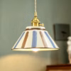 MING blue and white ceramic pendant light