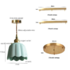 Bloom Pastel Ceramic Pendant Light