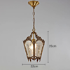 Antique Brass Lantern Pendant