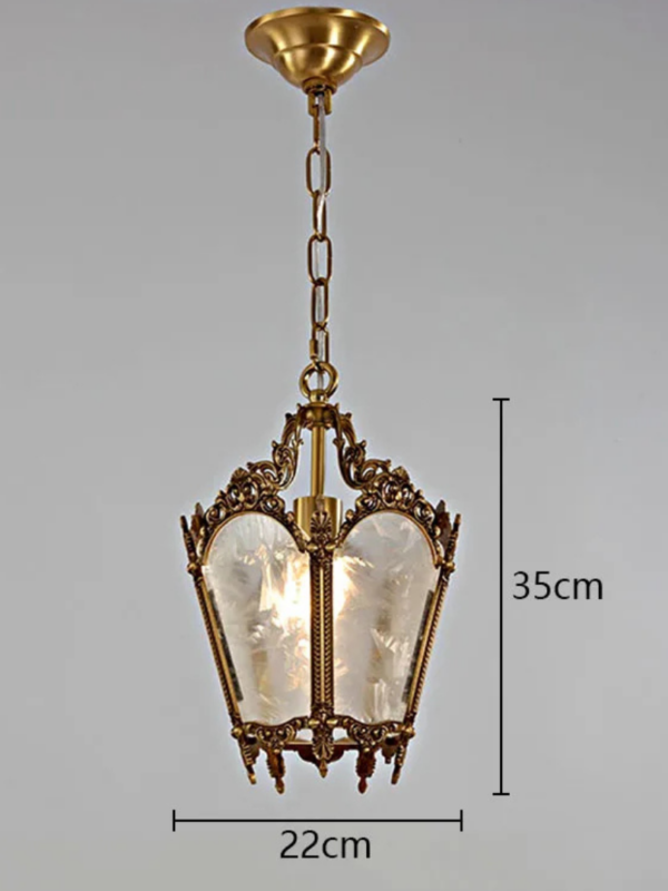 Antique Brass Lantern Pendant