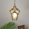 Antique Brass Lantern Pendant