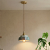 Hand-Glazed Ceramic Pendant Lamp