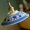 Blue Floral Porcelain Ceramic Light Pendant