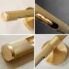 Linear Brass Modern Wall Light