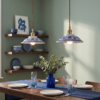 Blue Floral Porcelain Ceramic Light Pendant