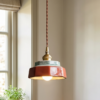 Retro Porcelain Pendant Lamp