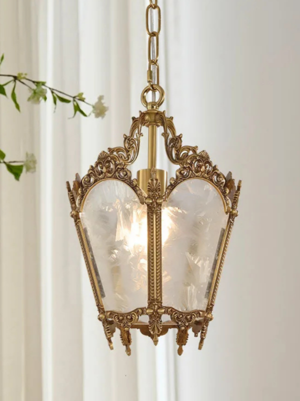 Antique Brass Lantern Pendant