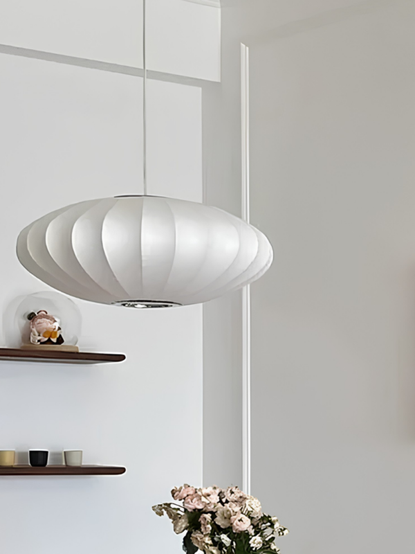 Cocoon Silk Pendant Light