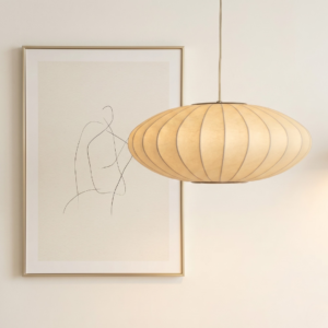 Cocoon Silk Pendant Light