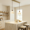 Cove White Ceramic Pendant Light