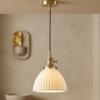 Cove White Ceramic Pendant Light