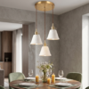Lumi White Ceramic Pendant Light