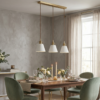 Lumi White Ceramic Pendant Light