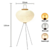 Noguchi Rice Paper Floor Lamp