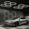 HEXGRID honeycomb LED garage ceiling light