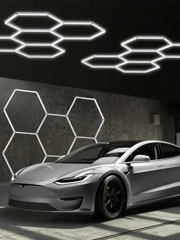 HEXGRID honeycomb LED garage ceiling light