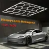 HEXGRID honeycomb LED garage ceiling light