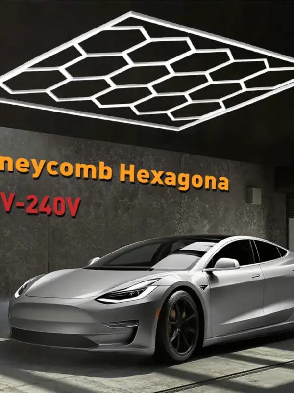 HEXGRID honeycomb LED garage ceiling light