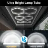 HEXGRID honeycomb LED garage ceiling light