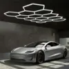 HEXGRID honeycomb LED garage ceiling light