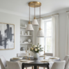 Textured White Ceramic Pendant Light