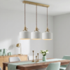 Weave Chevron White Ceramic Pendant Light