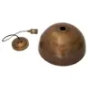 Antique Brass Dome Ceiling Light