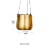 Handcrafted Brass Hanging Planter