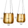Handcrafted Brass Hanging Planter