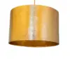 Hammered Brass Cylinder Pendant Light