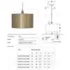 Hammered Brass Cylinder Pendant Light