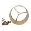 Hammered Brass Cylinder Pendant Light