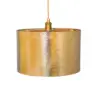 Hammered Brass Cylinder Pendant Light