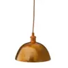 Hammered Brass Pendant Light