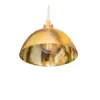 Hammered Brass Pendant Light