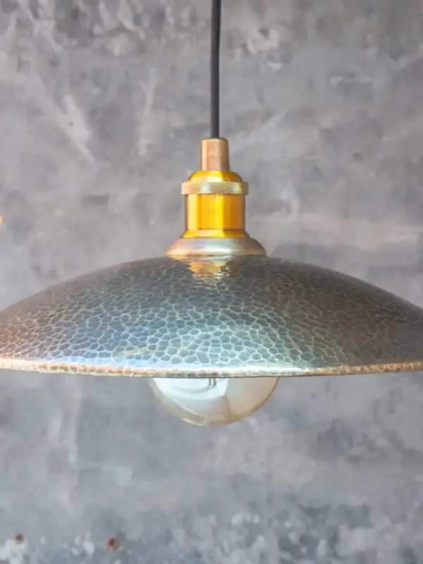 Hammered Bronze Brass Ceiling Light