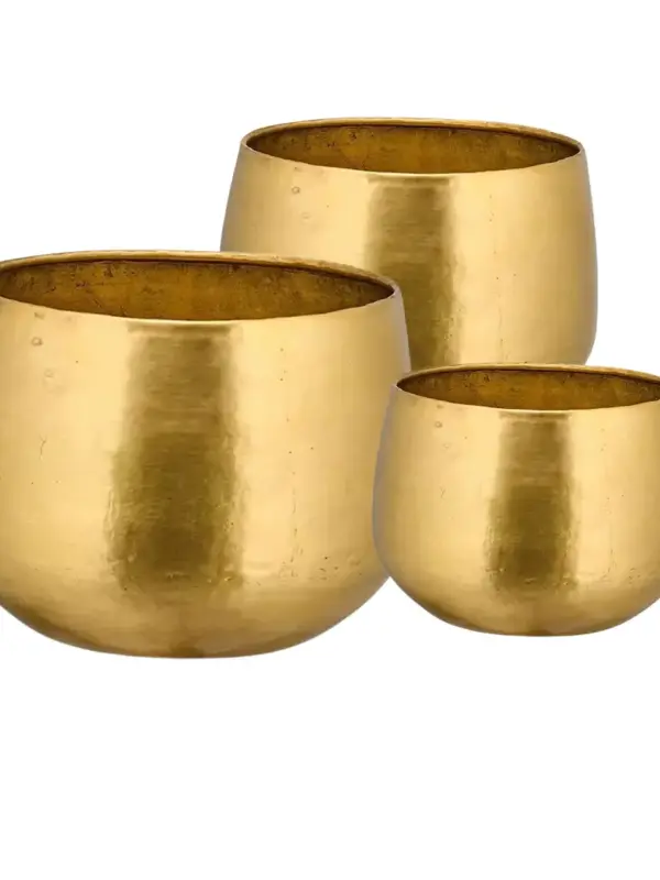 Handcrafted Brass Planters