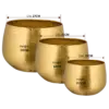 Handcrafted Brass Planters
