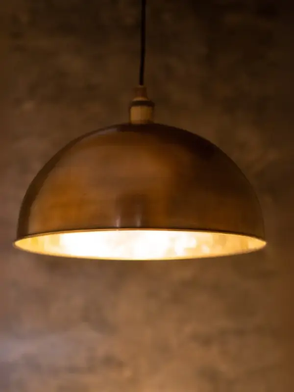 Oil Rubbed Bronze Dome Pendant Light