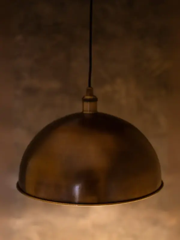 Oil Rubbed Bronze Dome Pendant Light