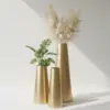 Proportional Brushed Gold Planter Brass